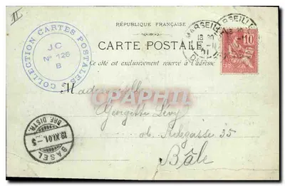Marseille — La Mairie — Phot. Lacour — Achterkant