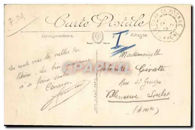 Marselha — Nossa Senhora da Guarda — editor A.L.L. — Verso