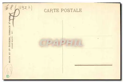 Riquewihr — Rue des Juifs — Éditeur Braun & Cie, Dornach — Verso