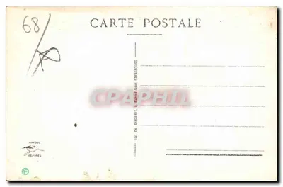 Riquewihr - A Entrada sob o Dolder — editor On. Bergeret, Strasbourg, n°8 — Verso
