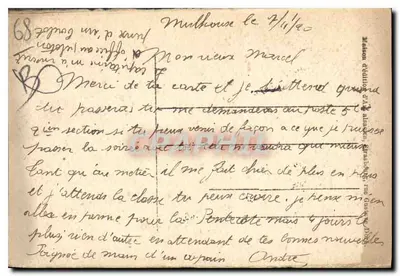 Mulhouse (Haut-Rhin) — Wejście do ogrodu zoologicznego — wydawca nieznany — Rewers