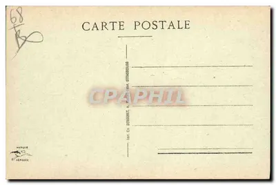Mulhouse - Le Bollwerk — wieża i wejście — wydawca Bergeret, Strasbourg — Rewers
