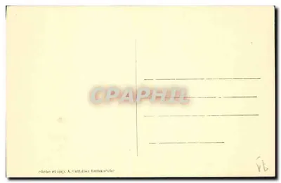Romanèche-Thorins — Beeld van Roclet die de wijnstok redden van de schimmel met het verbranden — A. Cottillon — Achterkant
