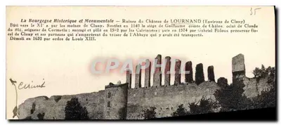 Ruínas do Castelo de Lournand — Environs de Cluny