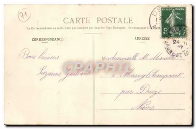 Pensjonat St-LAURENT — Wnętrze Galerii Klas — Vignons br., fot.-wyd., Amplepuis — Rewers