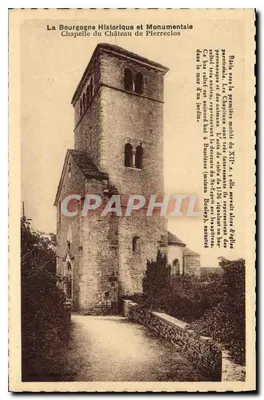 Capela do Castelo de Pierreclos — Borgonha Histórica e Monumental — editor não identificado
