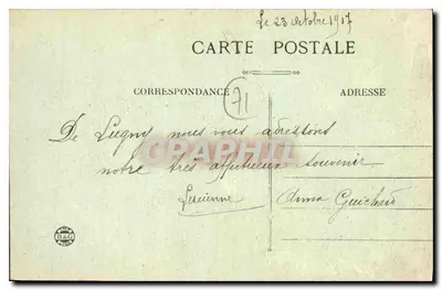 Lugny (Saône-et-Loire) — Ogólny widok — B&G — Rewers