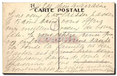 Zamek w Sully — Otoczenie EPINAC-les-MINES (S.-et-L.) — Wyd. Bernard Ollivier — Rewers