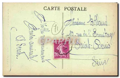 Jallieu — Fonte Rustica diante da Igreja — Fot. Combier-Macon — Verso