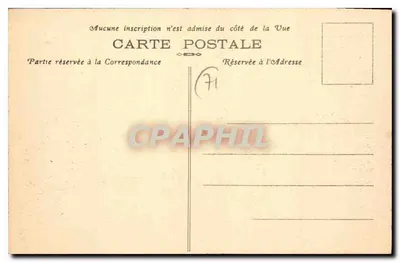 Toulon-sur-Arroux — O Ponte de Gourmandoux — Lib. Imp. M. Guigamari - Autun — Verso