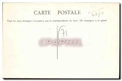 Buffières — Kościół Świętego Denisa — Wydawnictwo Bourgeois Frères, Chalon-sur-Saône — Rewers
