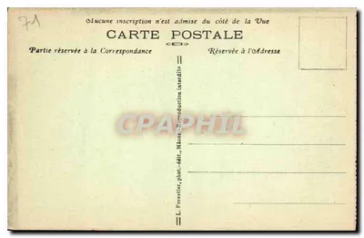 Souverains de Lamartine, 1848 — Espada, lenço e chapéu de deputado — L. Forestier, fot.édit. — Verso
