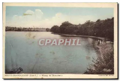 Neuvy-Grandchamp (S.-et-L.) — Lago de Beauchamp — Combier Imp. Mâcon