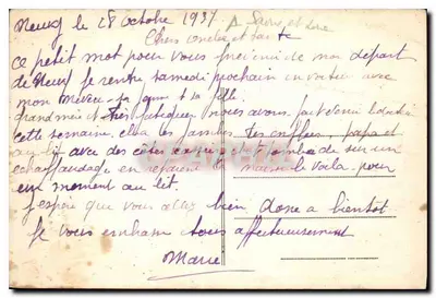 Neuvy-Grandchamp (S.-et-L.) — Lago de Beauchamp — Combier Imp. Mâcon — Verso