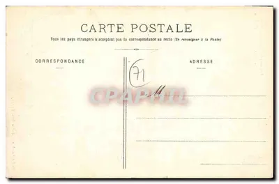 Porta do Castelo de Brandon — Environs de Couches-les-Mines — B. Ferrand, editor em Bourg (Ain) — Verso