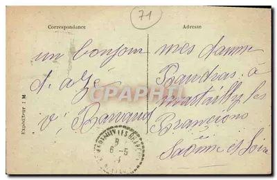 Azé - Vallei van de Mouge — Uitgever Petit - Mâcon, n°2 — Achterkant