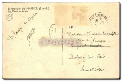 मार्डोर के सैनेटोरियम — बड़ी एली — हेलोईस/ले ओंबियर मैकॉन — पीछे