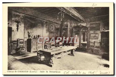 Castelo de CORMATIN (S.-et-L.) - Sala do Bourguignon — editor Jusée, n° 10