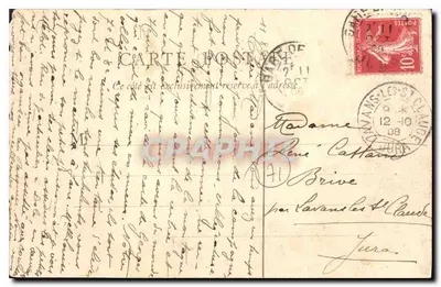 Avenue de MONT ROLAND — Le Chemin de Gros — F. Cha on & Seons — Reverso