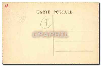 Cerco de entrada del Castillo de PIERRECLOS (S.-et L.) — Estilo Luis XV — editor anónimo, número de serie no visible — Reverso