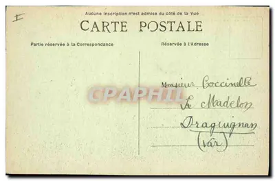 Le Mans — Praça do Pré — Igreja Nossa Senhora do Pré — Editor E.A.R. D.F., n° 57 — Verso