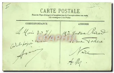 Le Mans — Front budynku katedry — LL. — n°84 — Rewers