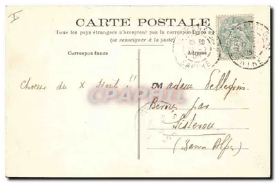 Le Mans — Katedra N.-D. de la Couture i Prefektura — J. Bouvret, Le Mans — Rewers