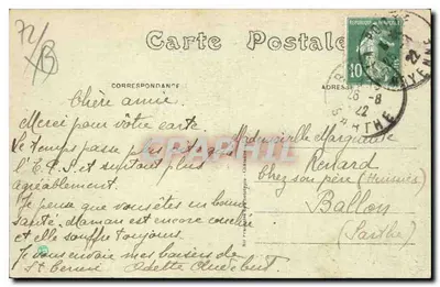 As Alpes Mancelles - St-Léonard-des-Bois - O canto dos Turistas — J. Bouveret, Ch. Châtel St. Le coin — Verso