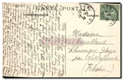 Hyères-les-Palmiers — A Praça dos Palmeiros — editor desconhecido, n° 18 — Verso