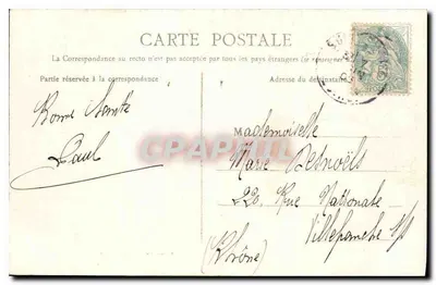 Castelo de SULLY-SUR-LOIRE (Loiret) — O Grande Salão — Coleção L. Marchand, n°701 — Verso
