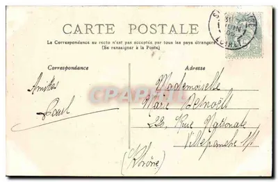 Castelo de SULLY-sur-LOIRE (Loiret) — O Salão — Coleção L. Marchand em Sully-sur-Loire — Verso