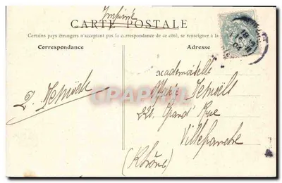 Nevers — La Porte du Croux — B. F., Parijs, n°45 — Achterkant