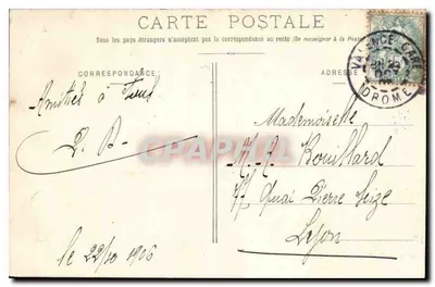 Valence — Abside de la Cathédrale — Collection P. Peyrouze, Valence — Rewers