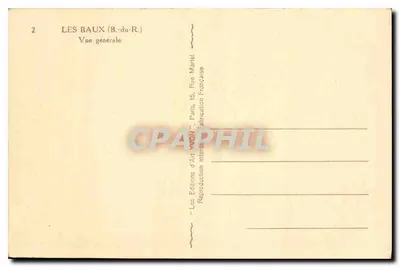 Les Baux (B.-du-R.) — Vista geral — Les Éditions d'Art Martel — Verso