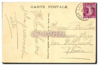 Notre-Dame-d'Ay (Ardèche) — Widok z północy — Dolina Ay — MB Le Puy — Rewers