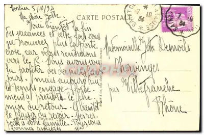Saint-Clau de — Barragem no Tacon — 4925 — Verso