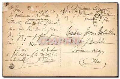 Lyon - Fourvière - Vista Geral — B.F., Paris — Verso