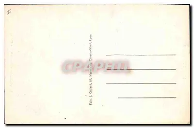 Lyon-Monplaisir — Stara kaplica Świętego Albin — J. Cellard, Lyon — Rewers
