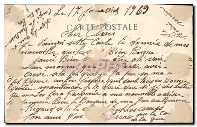 Lyon - Place des Terreaux — Uitgever E R, n° 308 — Achterkant