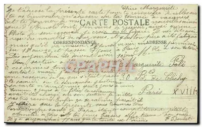 LYON — Fontaine Bartholdi — E.R. n°253 — Verso