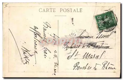 Lyon. Pałac Sztuk Pięknych — P. Martel Lyon, nr 2 — Rewers