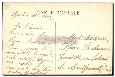 Lyon — Absydę Fourvière — S. Fargues, wyd. Lyon, nr 5460 — Rewers