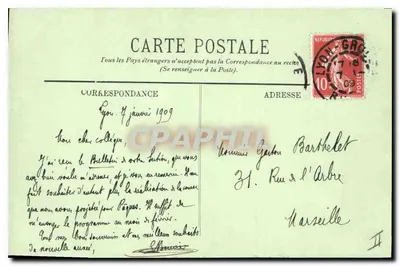 LYON — Invoer van het Passage de Lyon — LL. La Fauchée de Lyon — Achterkant
