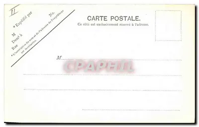 Lyon — Côteau de Fourvière, Palais de Justice et Pont du Palais — P. M. Lyon, n° 19 — Verso