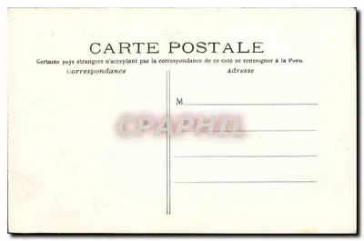 Paris - Bois de Boulogne - Le Château — C.M. n°316 — Verso
