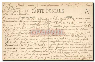 Paris (XVIII) — O Sagrado Coração — Verso