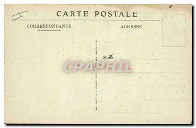 Basílica do Sagrado Coração de Montmartre — Arcos e gárgula de uma capela absidal — V.N. N°5 — Verso