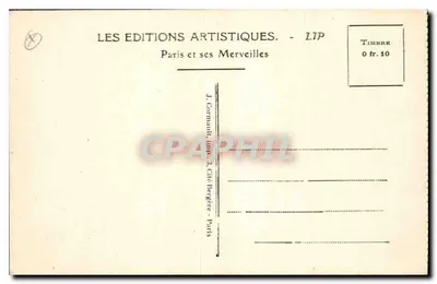 Paris — O Coração Sagrado de Montmartre — LIP, n°316 — Verso
