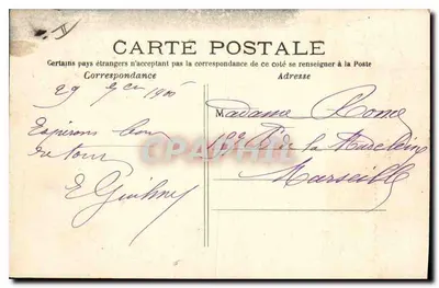 Paris — O Sacré-Cœur visto da Rue de la Barre — C. M. — n° 159 — Verso