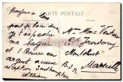 PARIS - Vue sur le Sacré-Cœur — éditeur H. D. n° 4189 — Verso